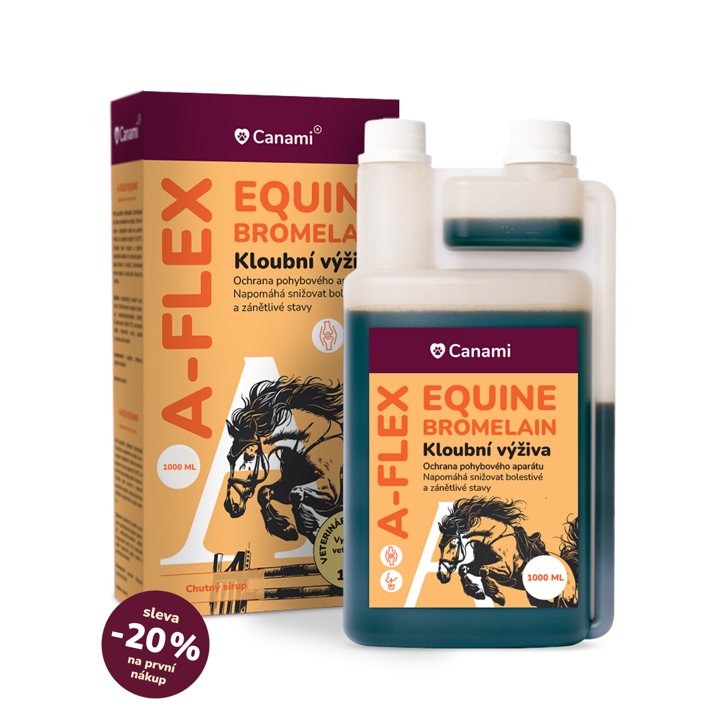 A-FLEX EQUINE + BROMELAIN 1000ml