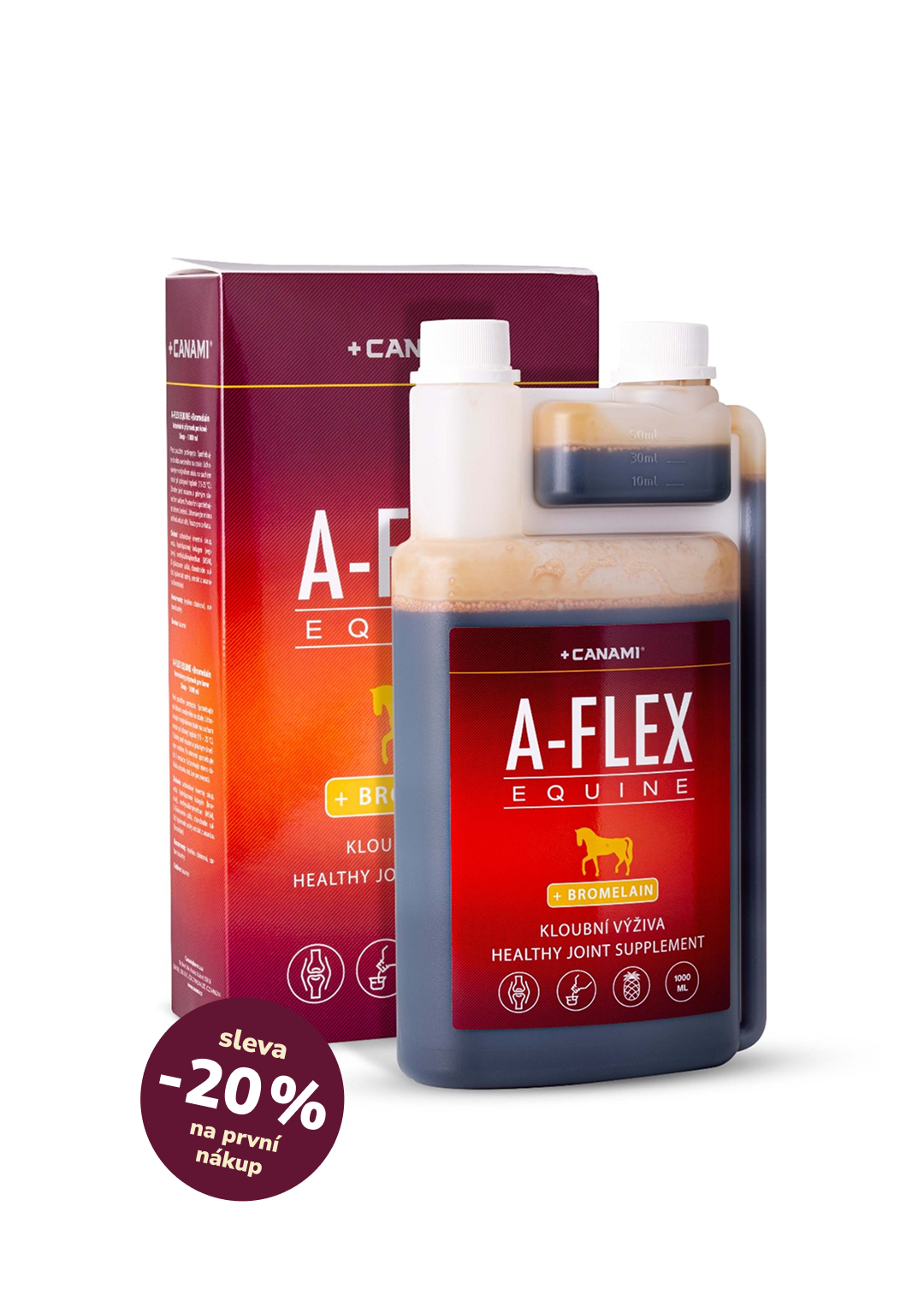 A-FLEX EQUINE + BROMELAIN 1000ml